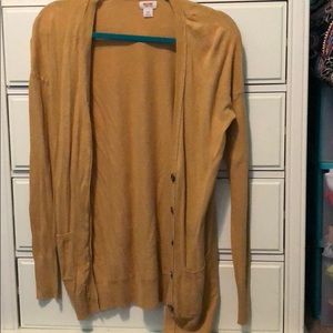 Mustard button cardigan